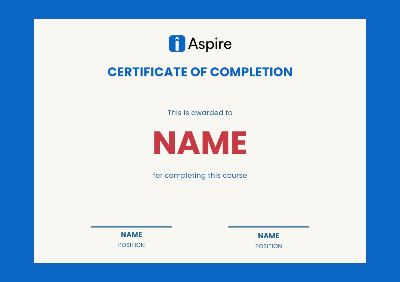 certification